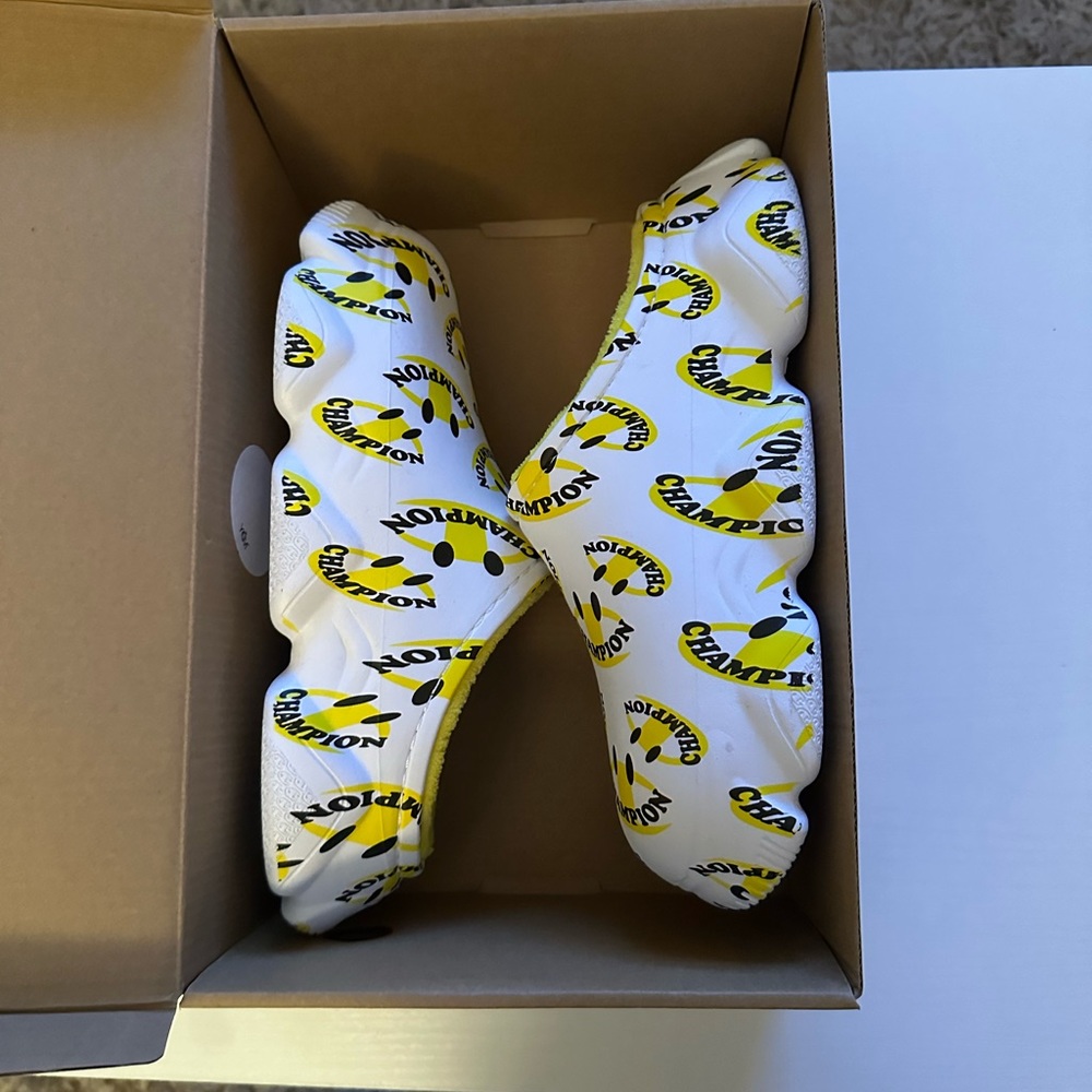 Fun happy face Champion slip ons!
